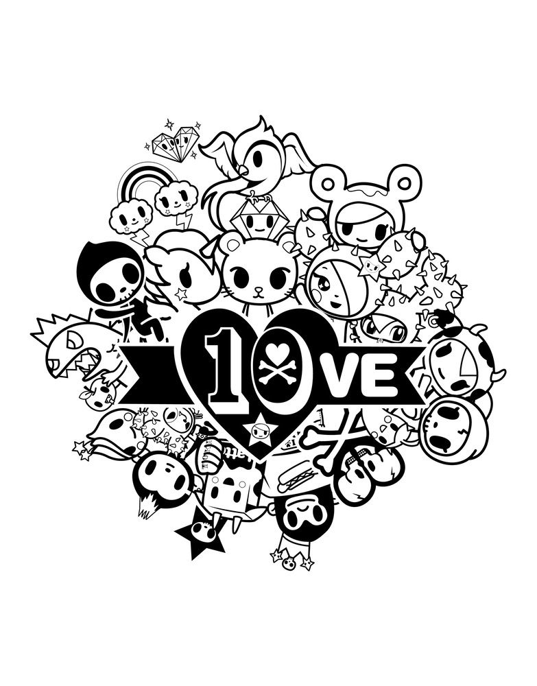 38+ Artistic Tokidoki Coloring Pages Printable