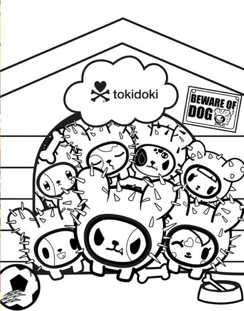 41+ Relaxing Tokidoki Coloring Pages Printable