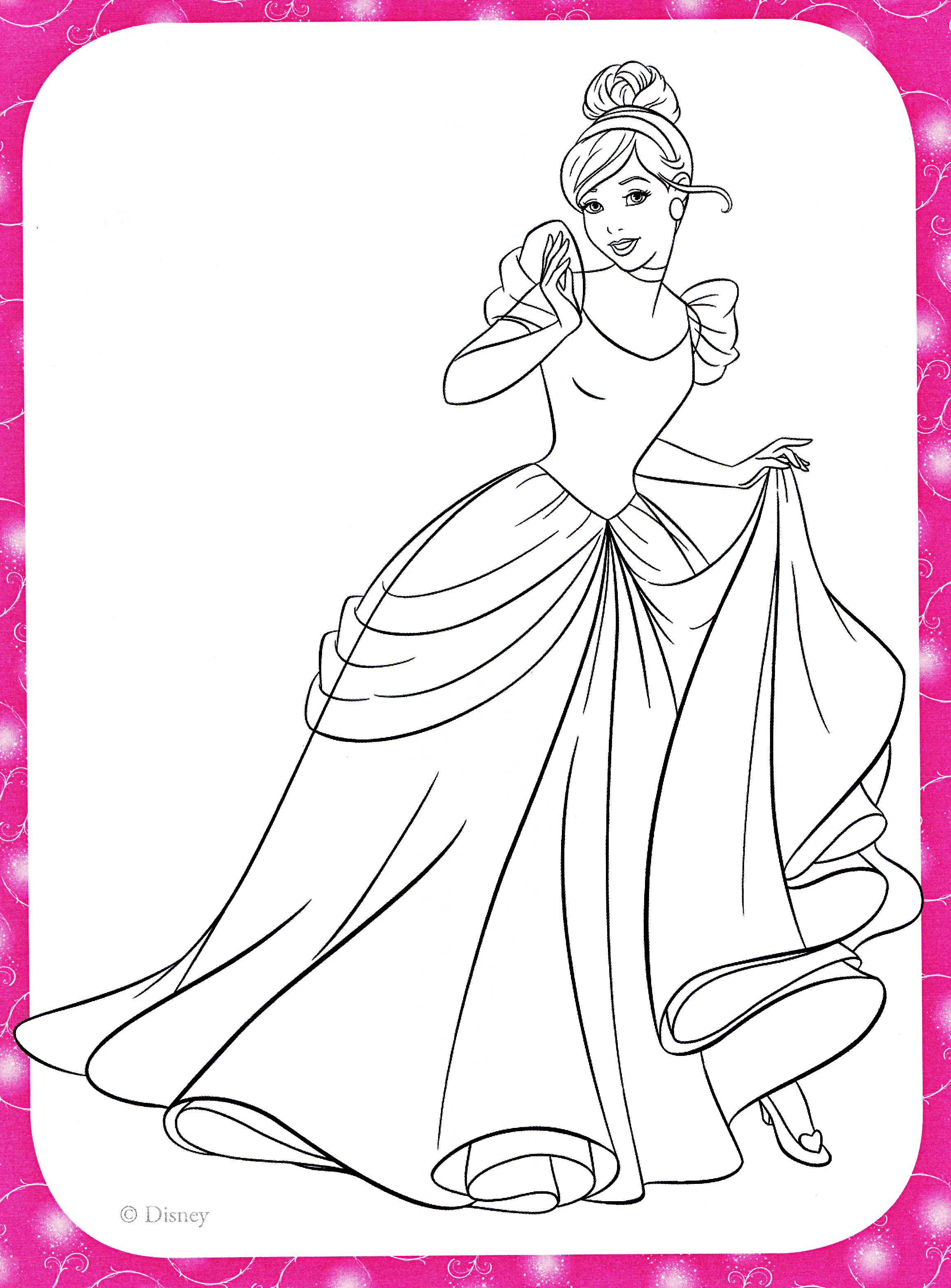 43+ Cute Princess Coloring Book Pages Printable