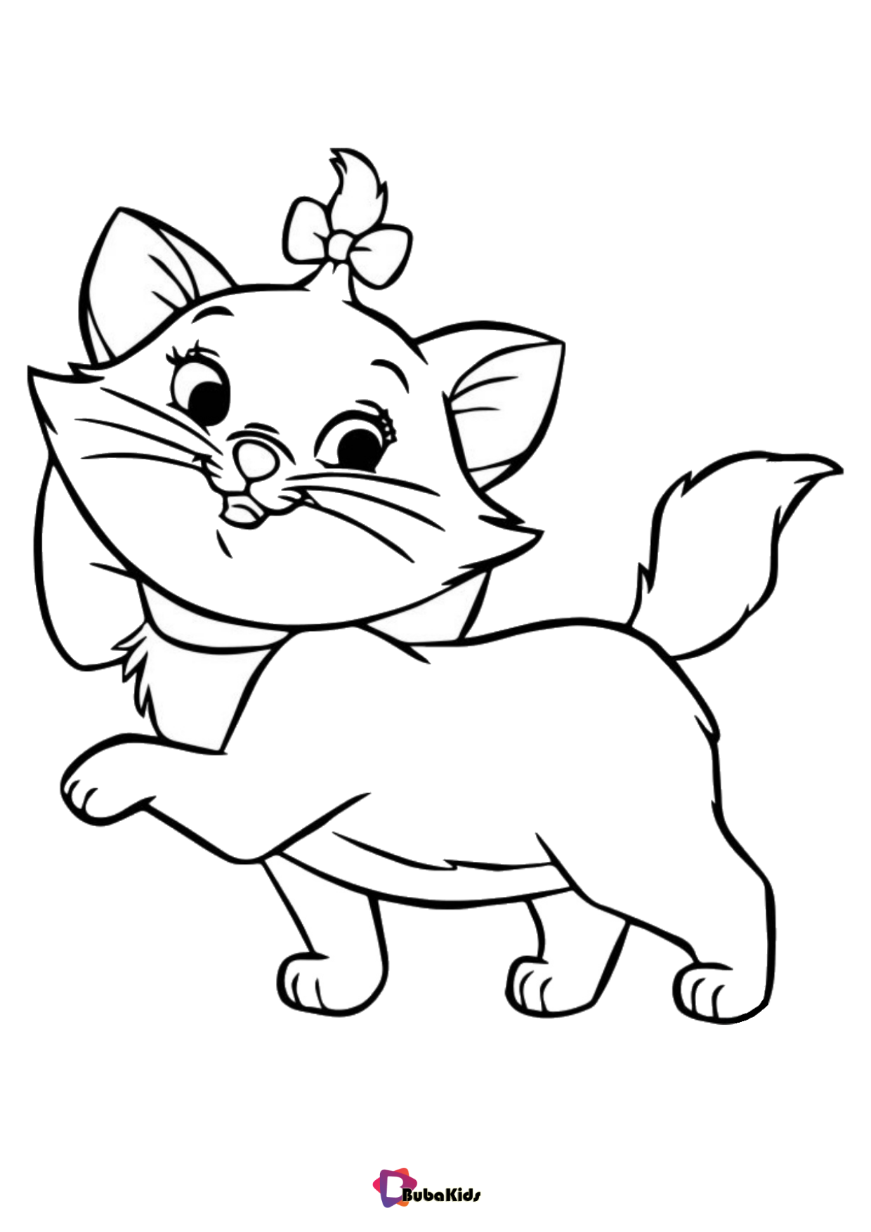 45+ Educational Cat Coloring Pages Printable