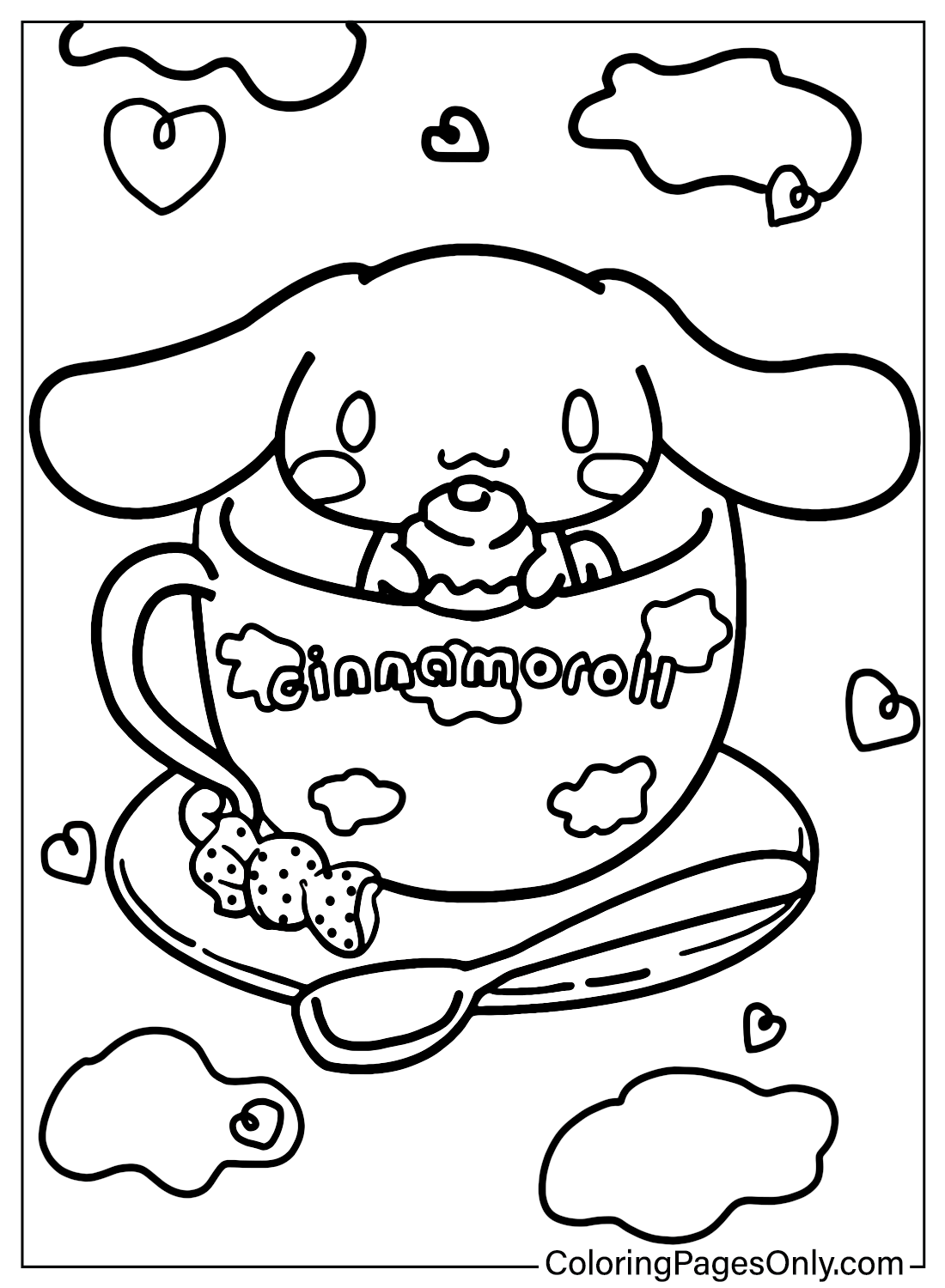 46+ Ultimate Cinnamoroll Coloring Printable