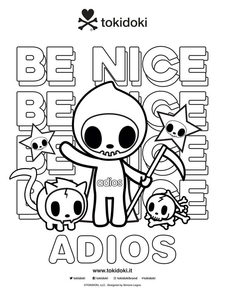 47+ Lovely Tokidoki Coloring Pages Printable