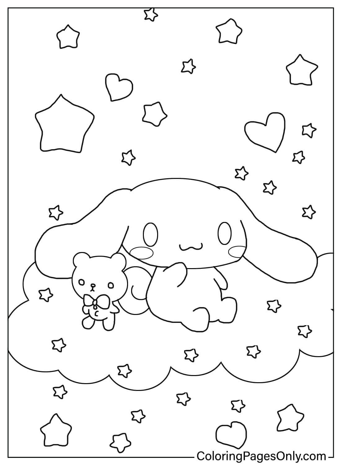 49+ Adorable Cinnamoroll Sanrio Coloring Pages Printable