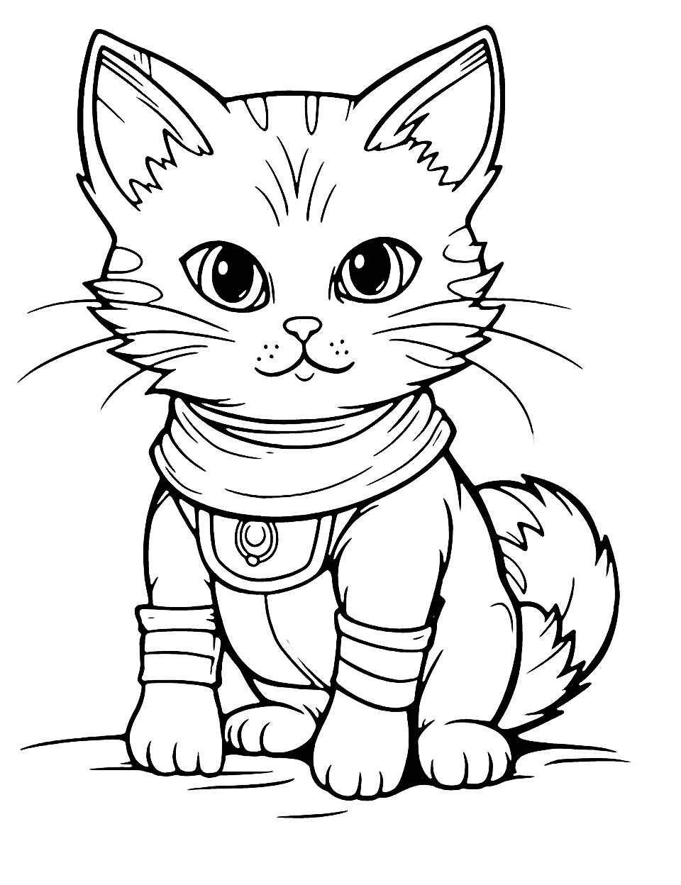 5+ Whimsical Cat Coloring Pages Printable