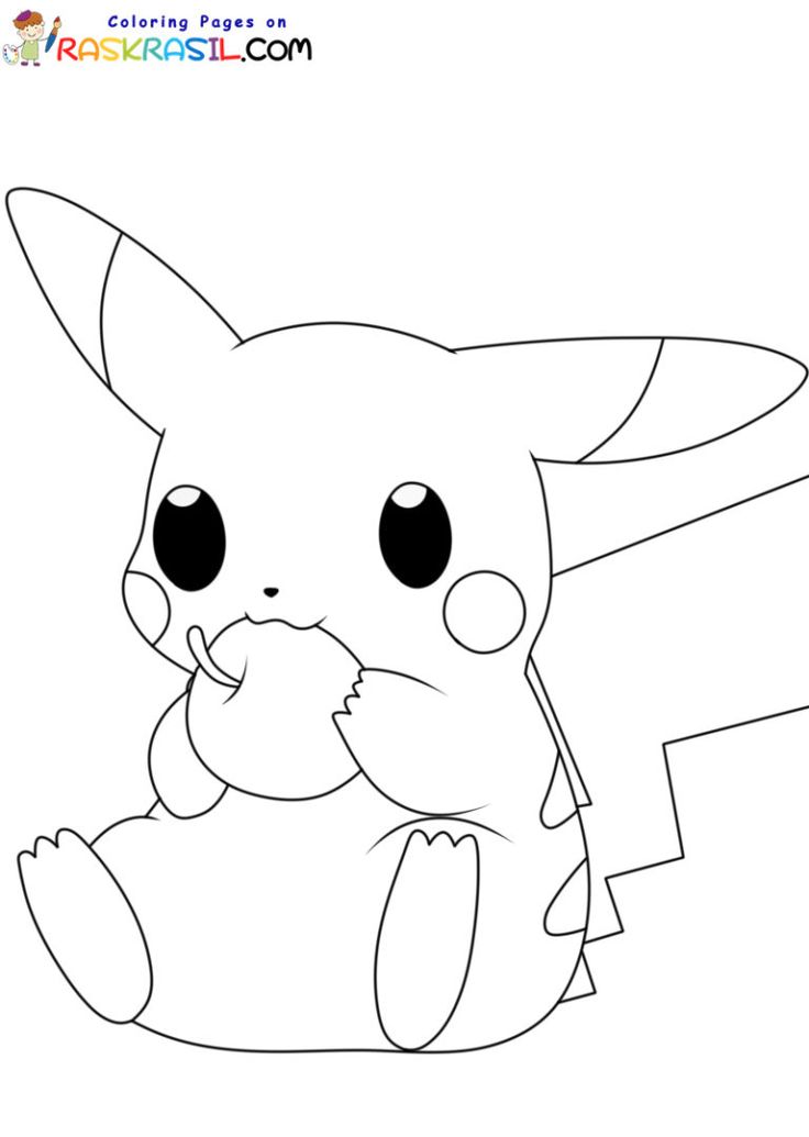 54+ Cheerful Pikachu Coloring Page Printable