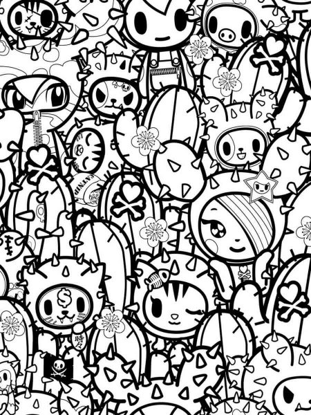 54+ New Tokidoki Coloring Pages Printable