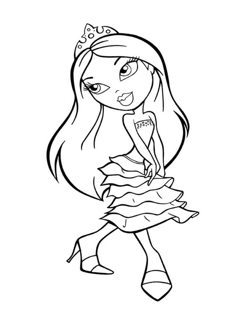 59+ Cheerful Princess Coloring Book Pages Printable