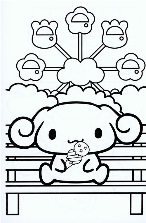 6+ Funtastic Cinnamon Roll Sanrio Coloring Pages Printable