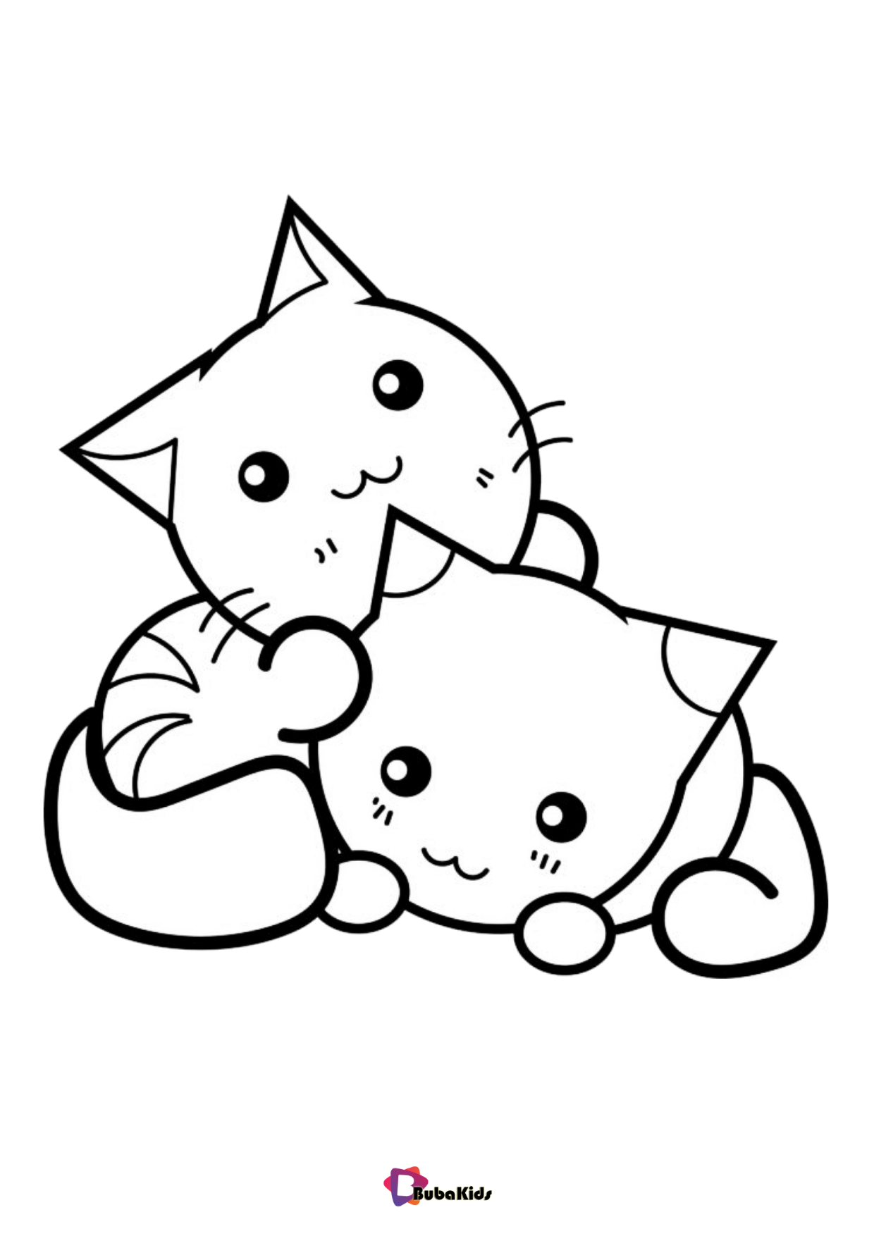 60+ Realistic Cat Coloring Pages Printable