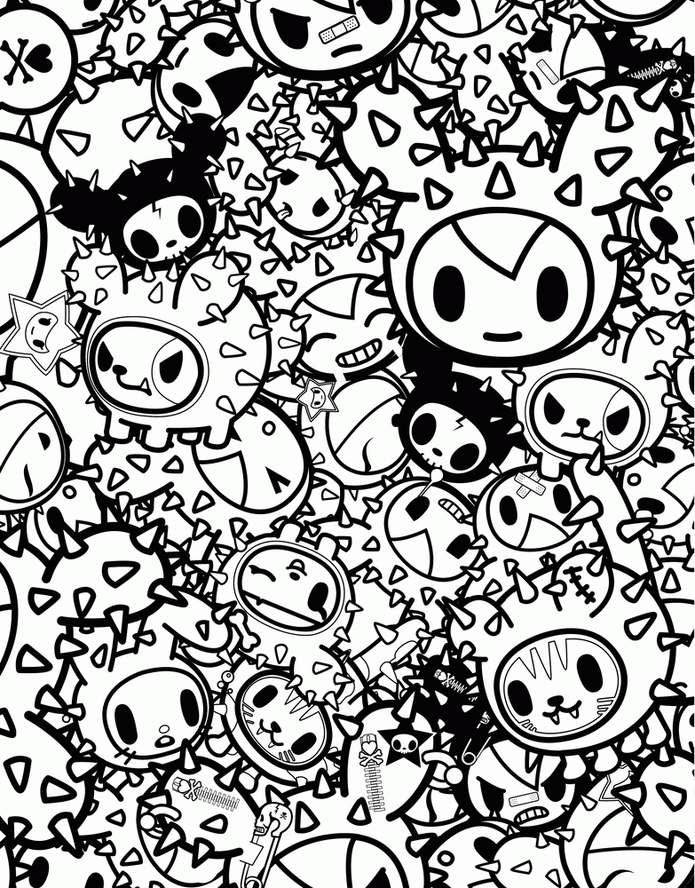 61+ Fun Tokidoki Coloring Pages Printable