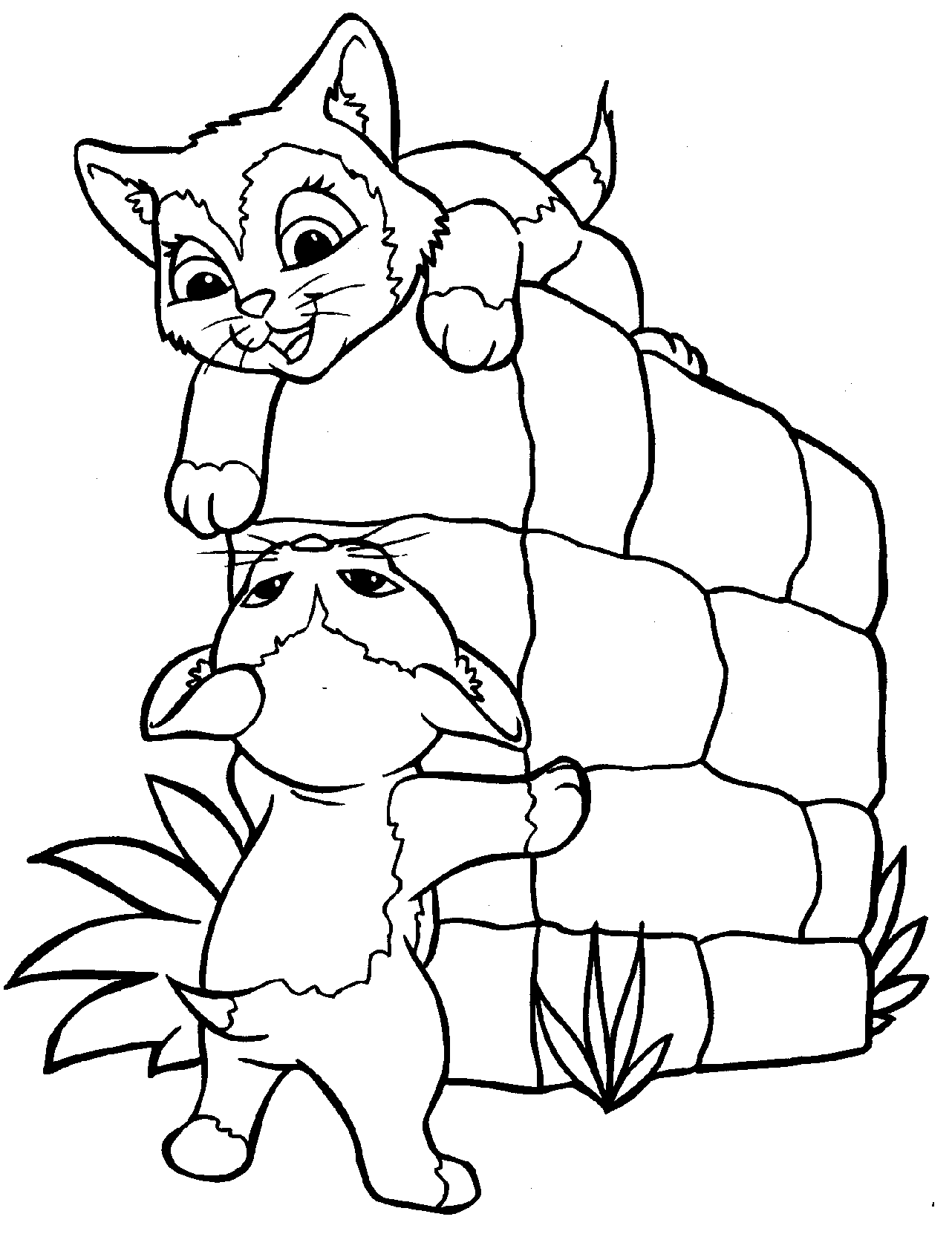 61+ Funtastic Cat Coloring Pages Printable