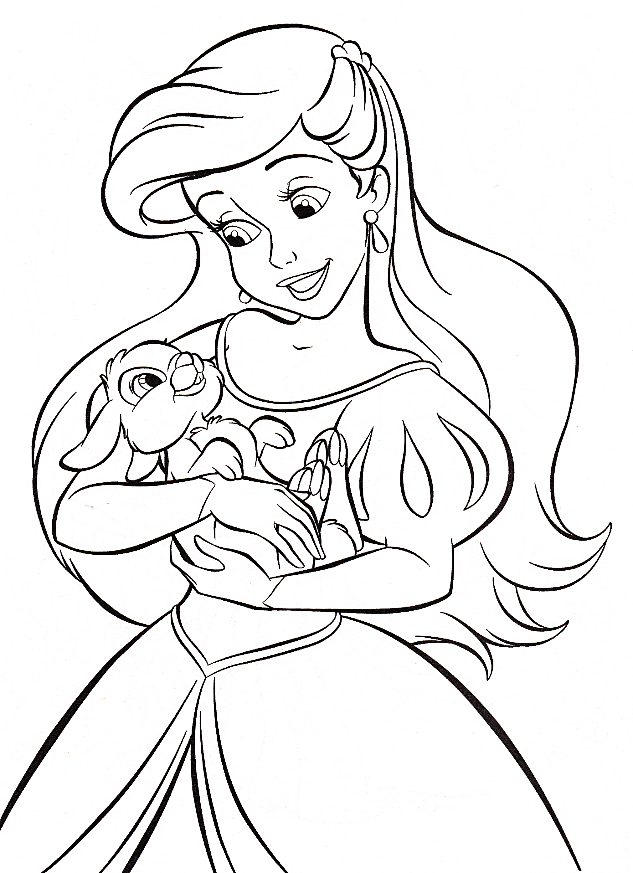 62+ Inspiring Disney Princess Group Coloring Pages Printable