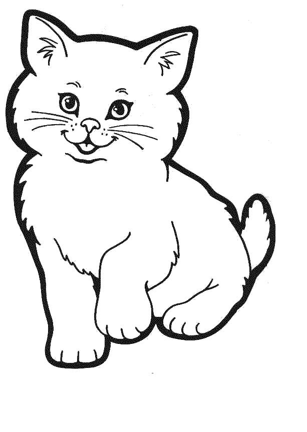 63+ Cheerful Cat Coloring Pages Printable