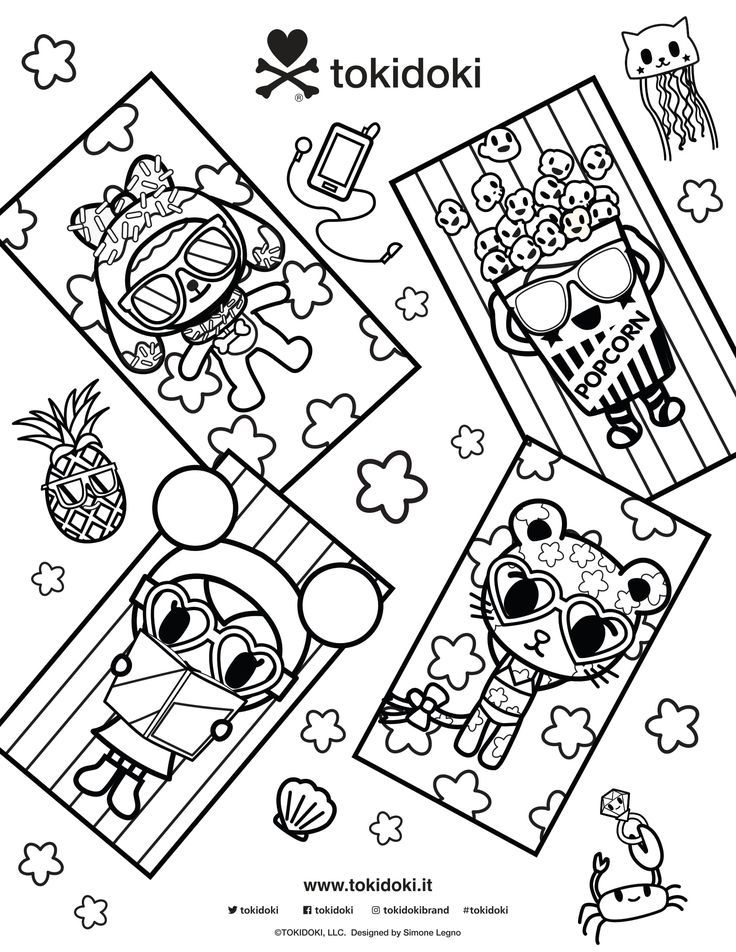 65+ Joyful Tokidoki Coloring Pages Printable