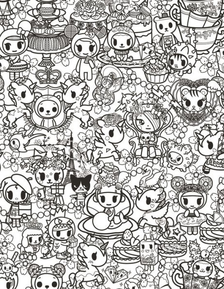 65+ Simple Tokidoki Coloring Pages Printable