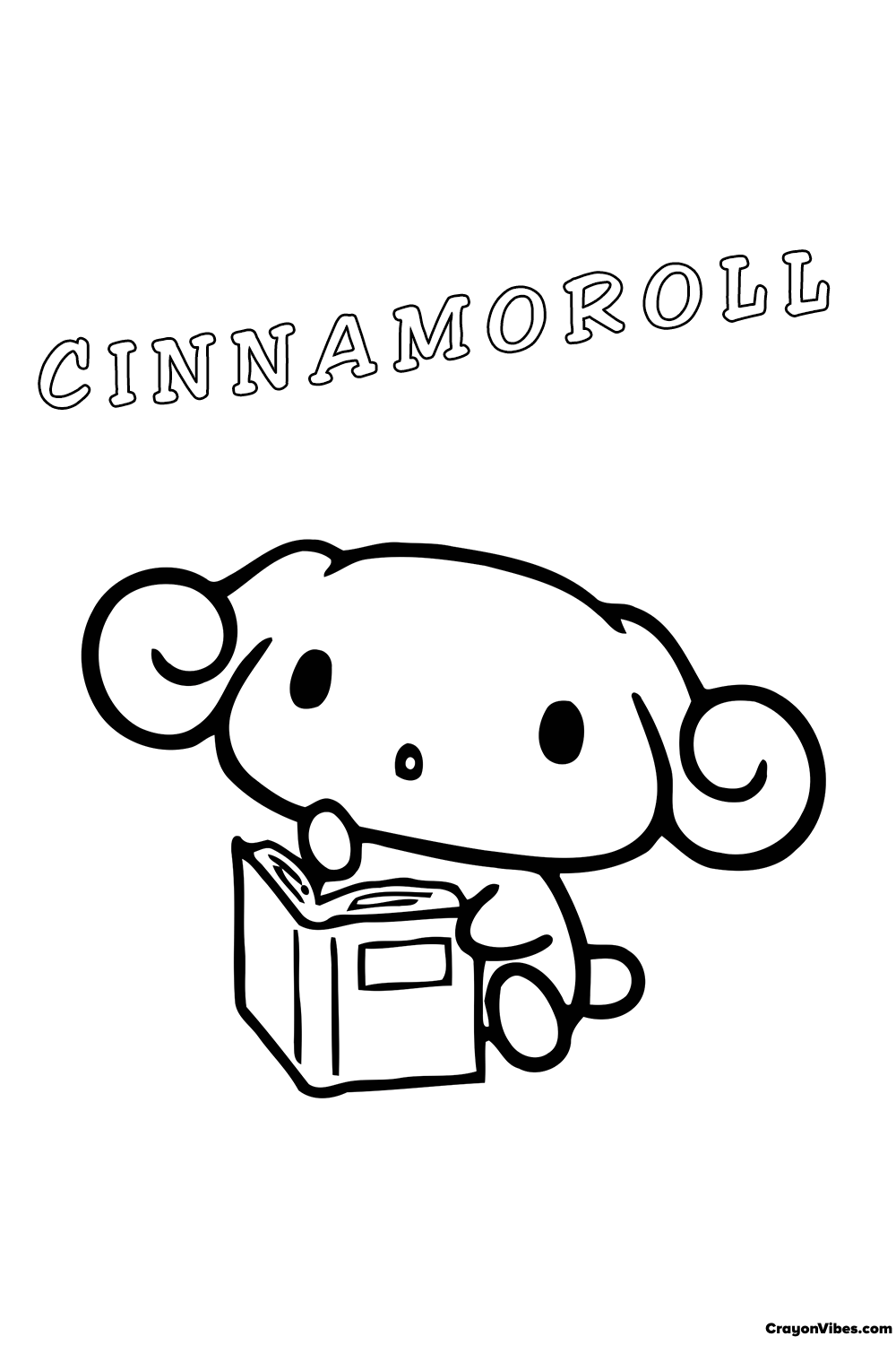 67+ Trendy Cinnamoroll Coloring Printable