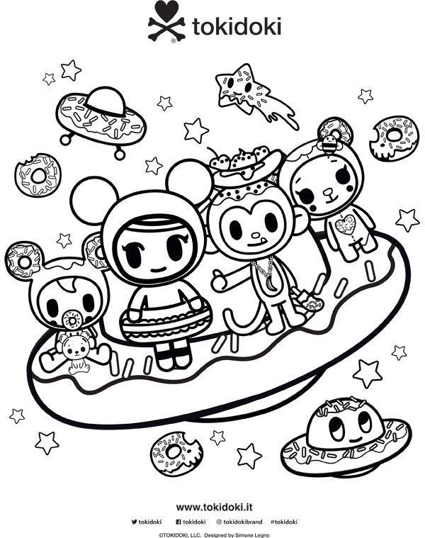 74+ Unique Tokidoki Coloring Pages Printable