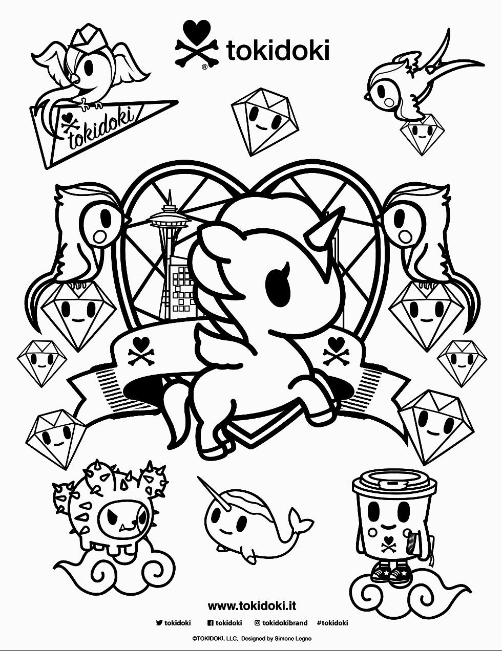 75+ New Tokidoki Coloring Pages Printable