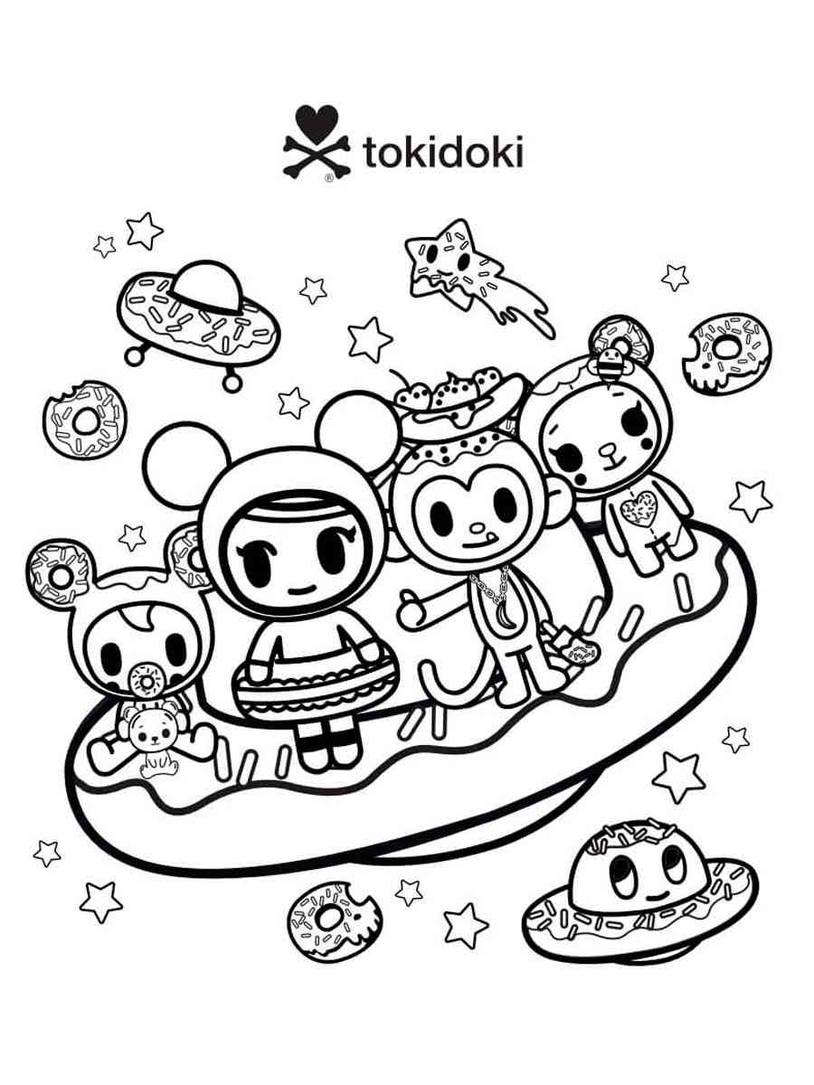 75+ Whimsical Tokidoki Coloring Pages Printable