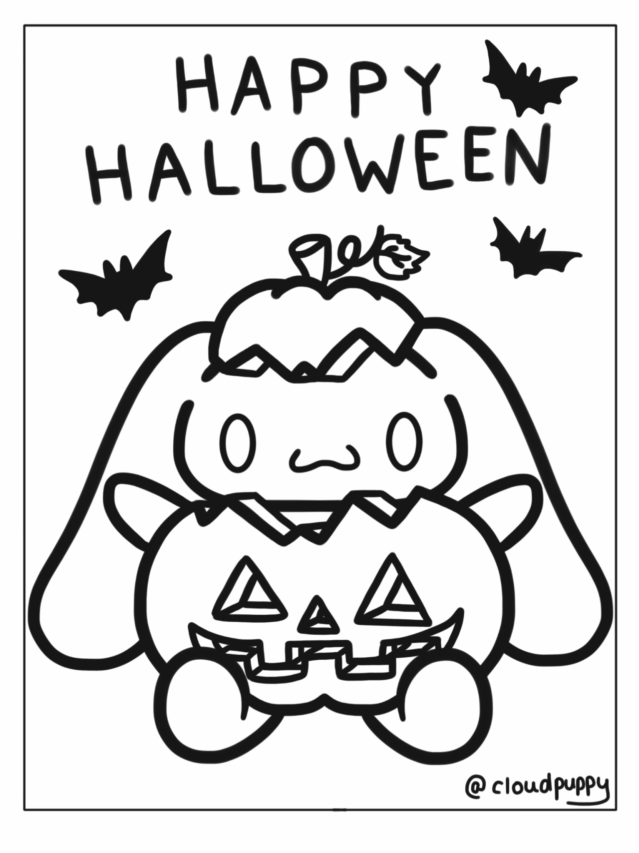 8+ Cheerful Cinnamoroll Sanrio Coloring Pages Printable