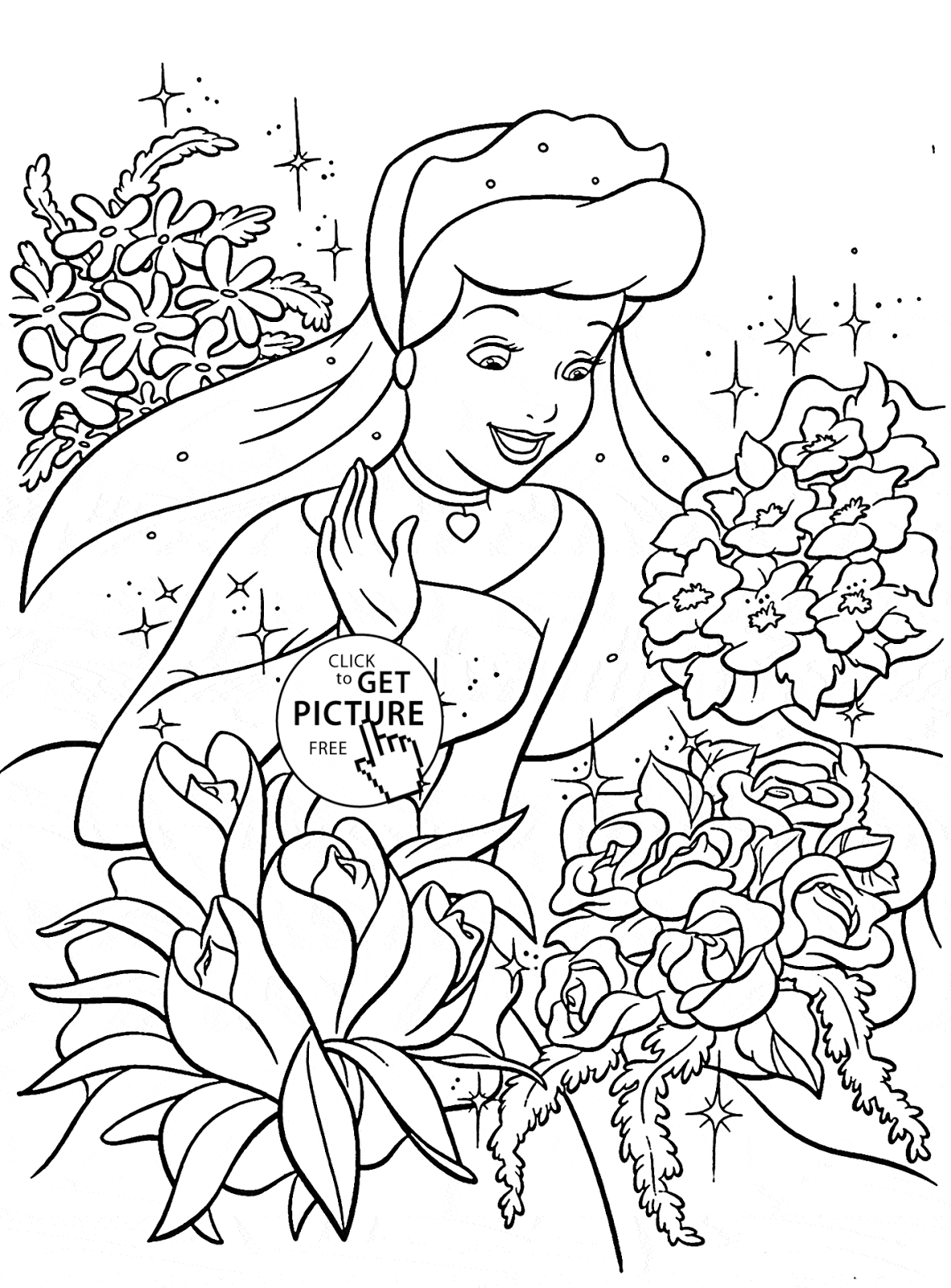 80+ Fun Princess Coloring Book Pages Printable