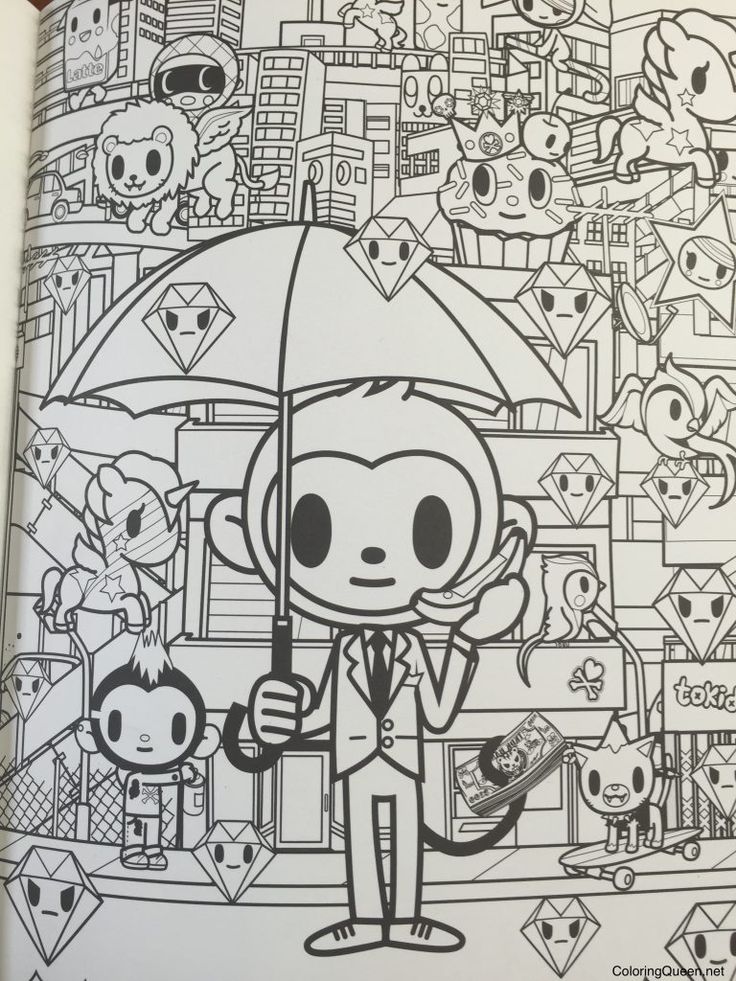 81+ Top Tokidoki Coloring Pages Printable