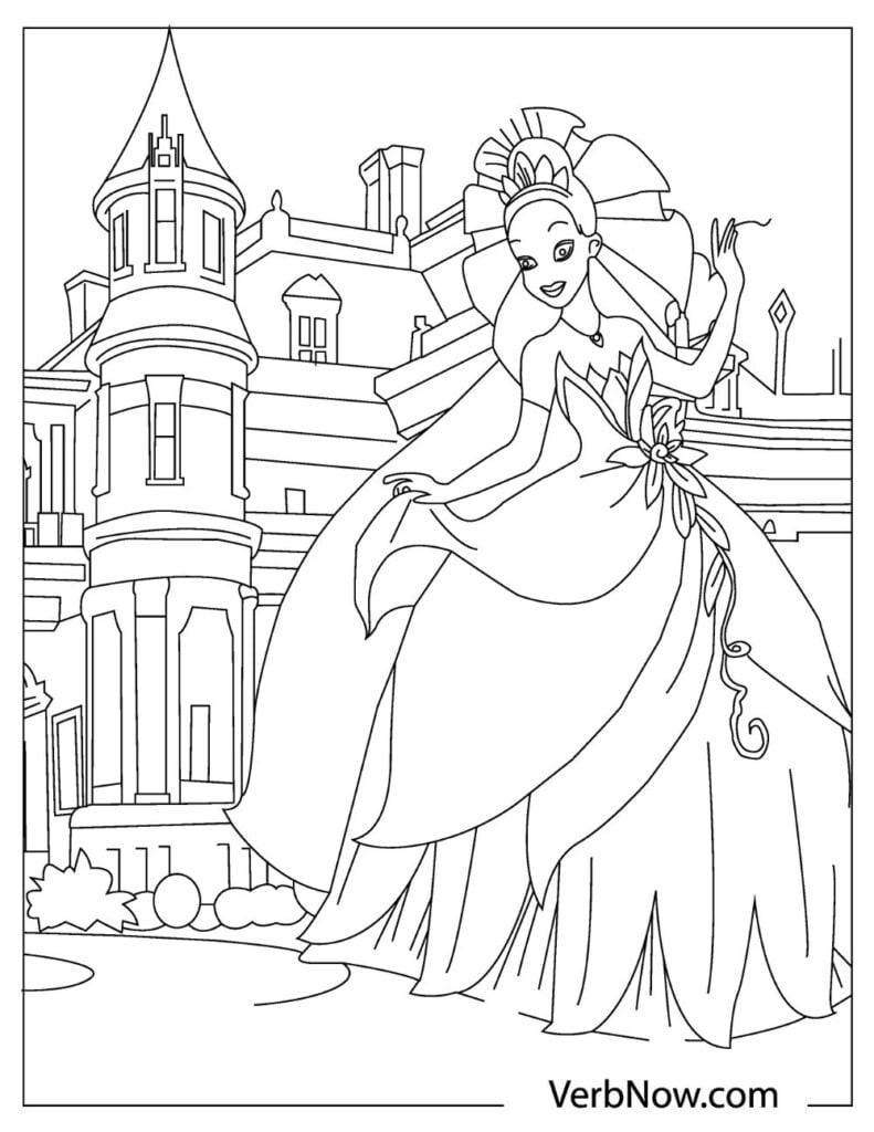 82+ Amazing Princess Coloring Book Pages Printable