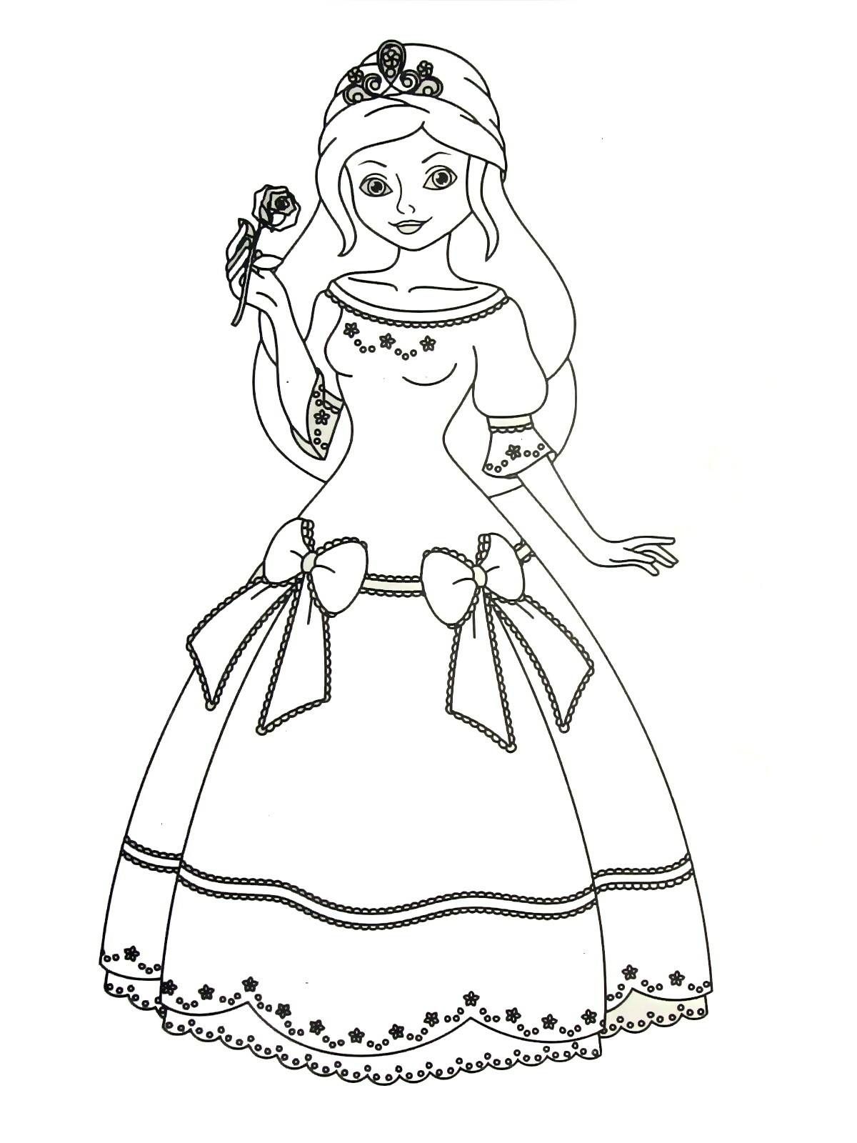 83+ Artistic Princess Coloring Book Pages Printable