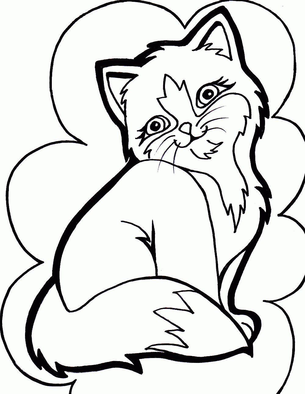 84+ Interactive Cat Coloring Pages Printable