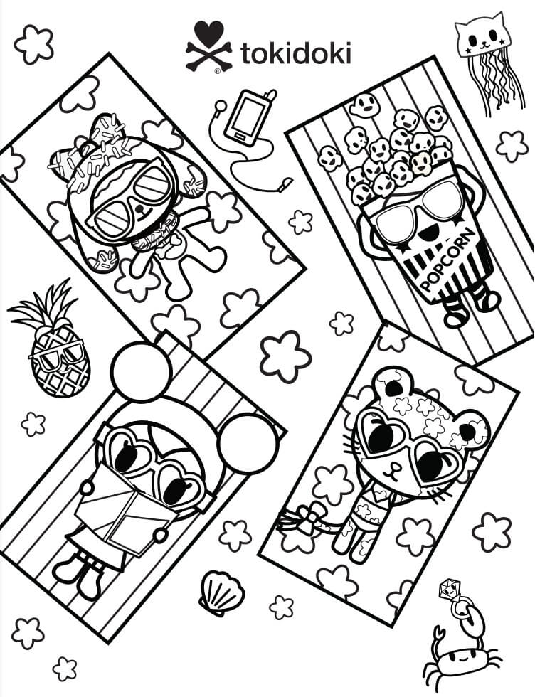 86+ Detailed Tokidoki Coloring Pages Printable