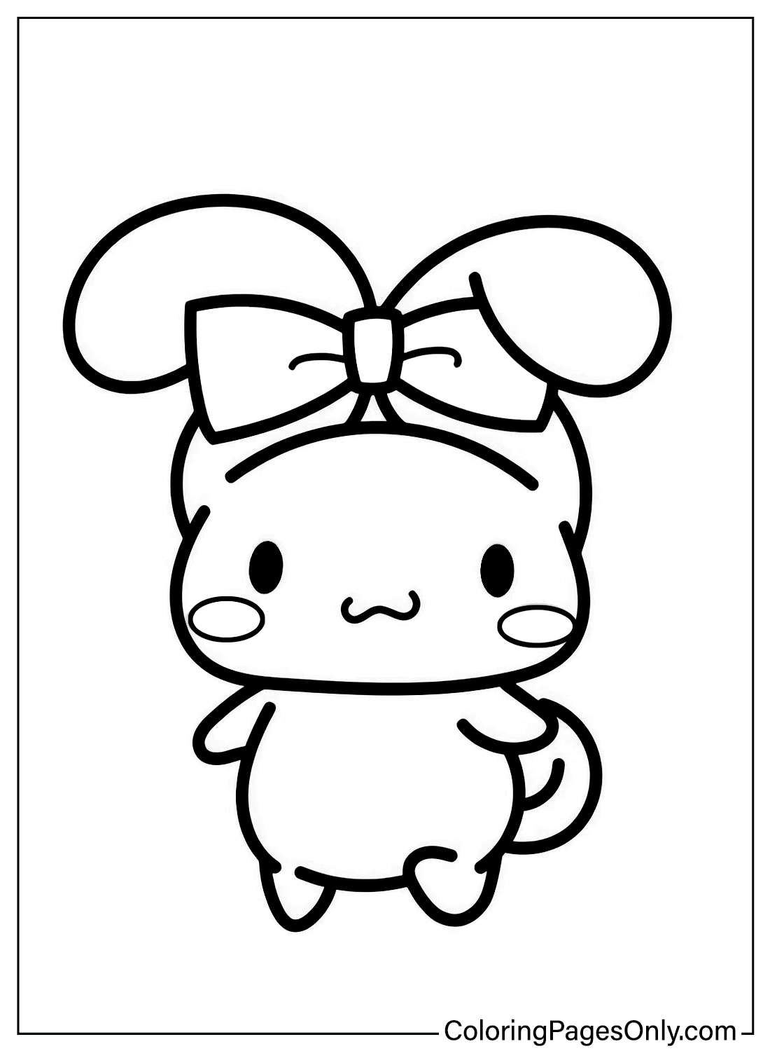 86+ Realistic Cinnamoroll Coloring Printable