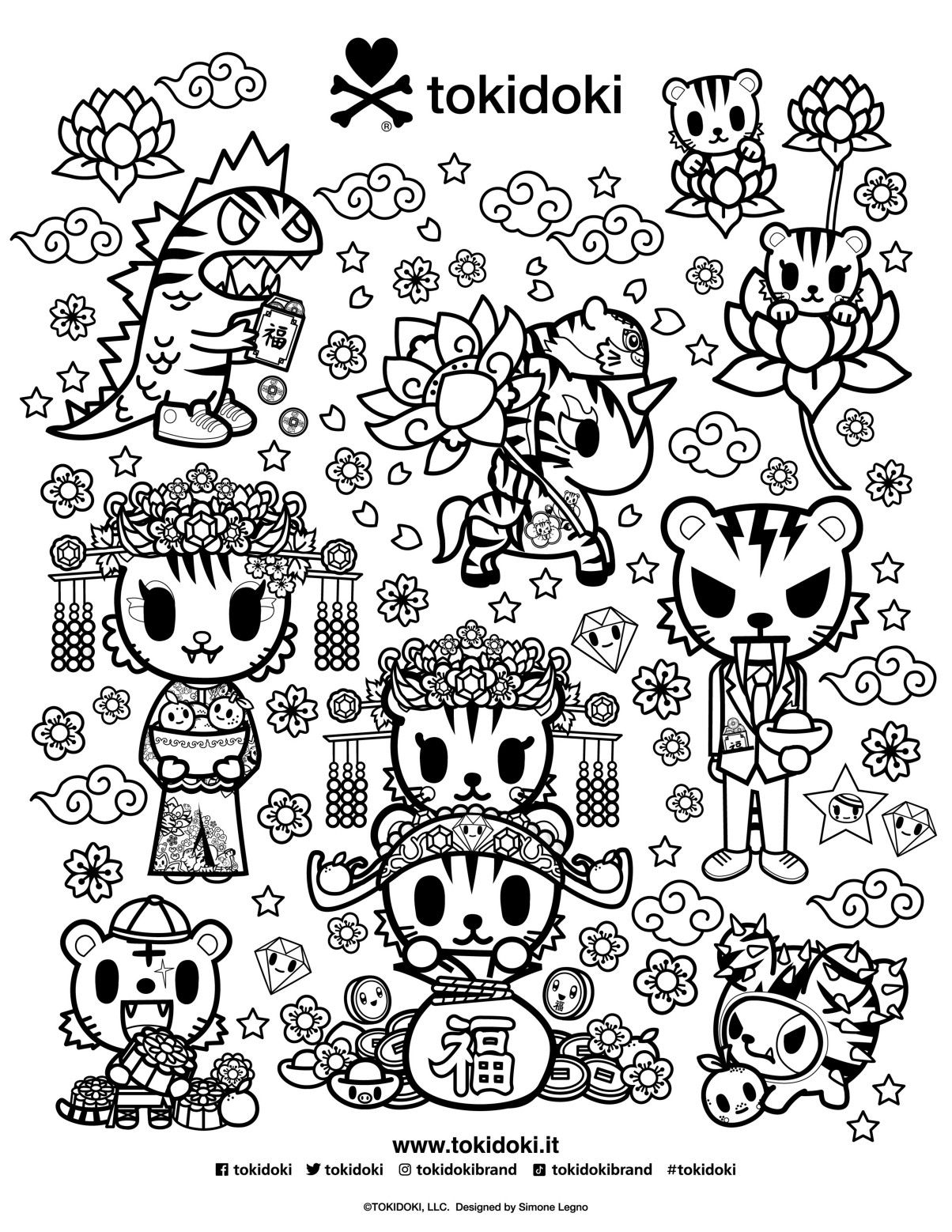 87+ Free Tokidoki Coloring Pages Printable