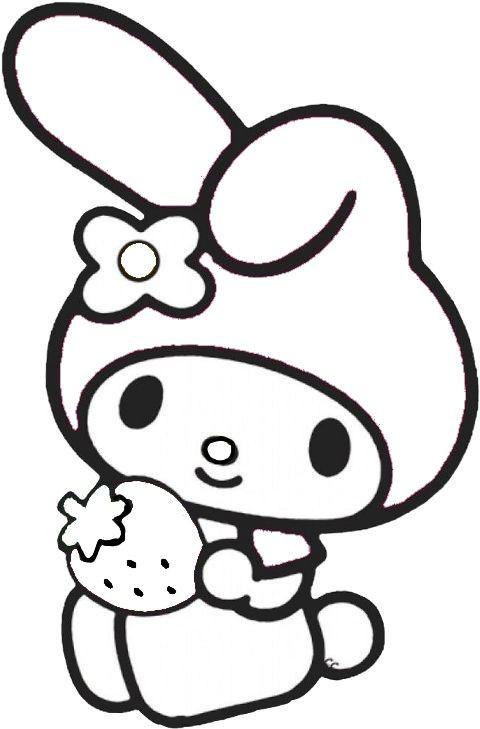 37+ Lovely Hello Kitty Characters Coloring Pages for Kids and Adult