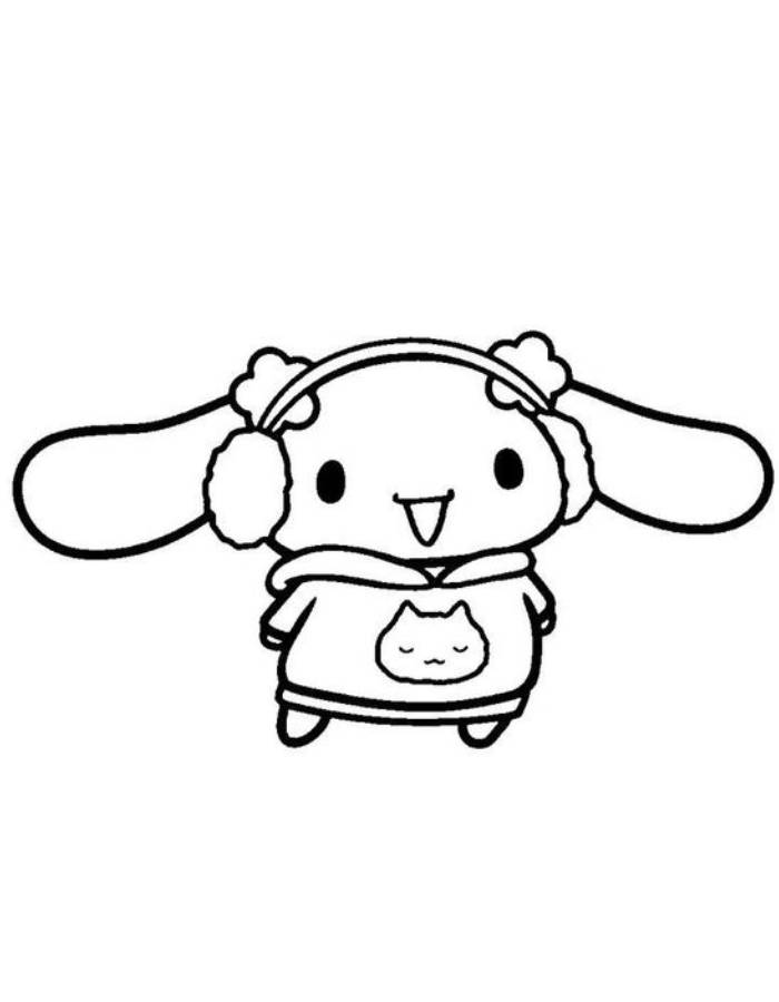 89+ Free Cinnamon Roll Sanrio Coloring Pages Printable