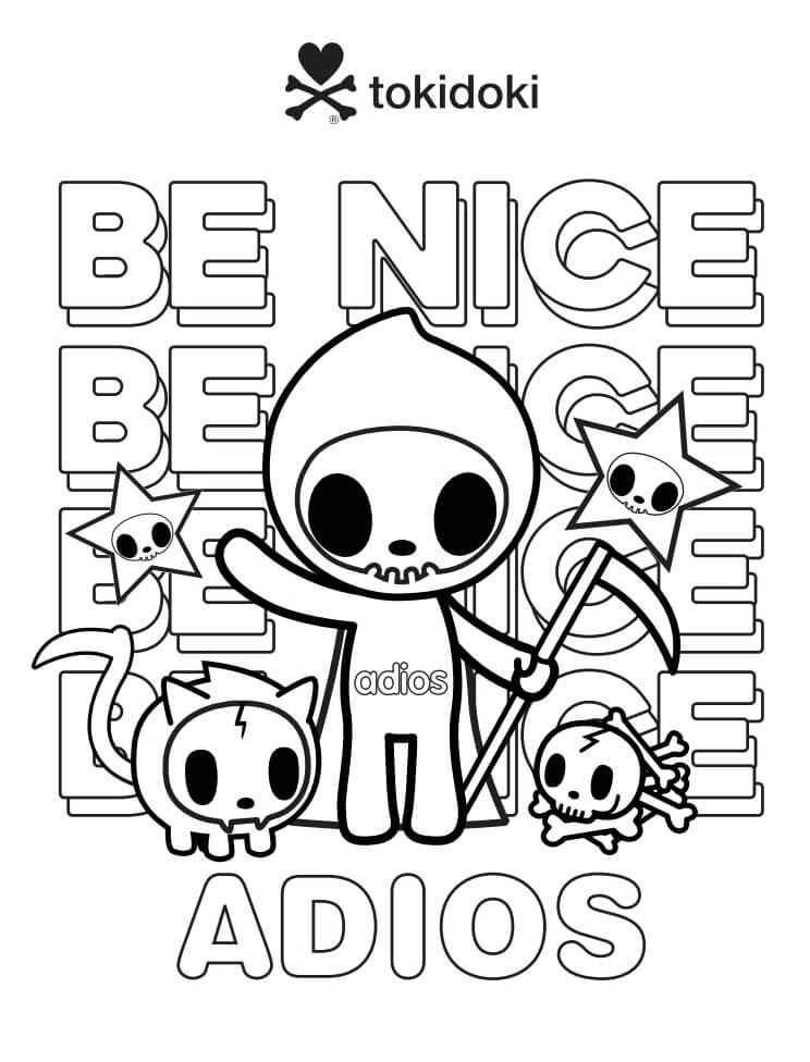 90+ Happy Tokidoki Coloring Pages Printable