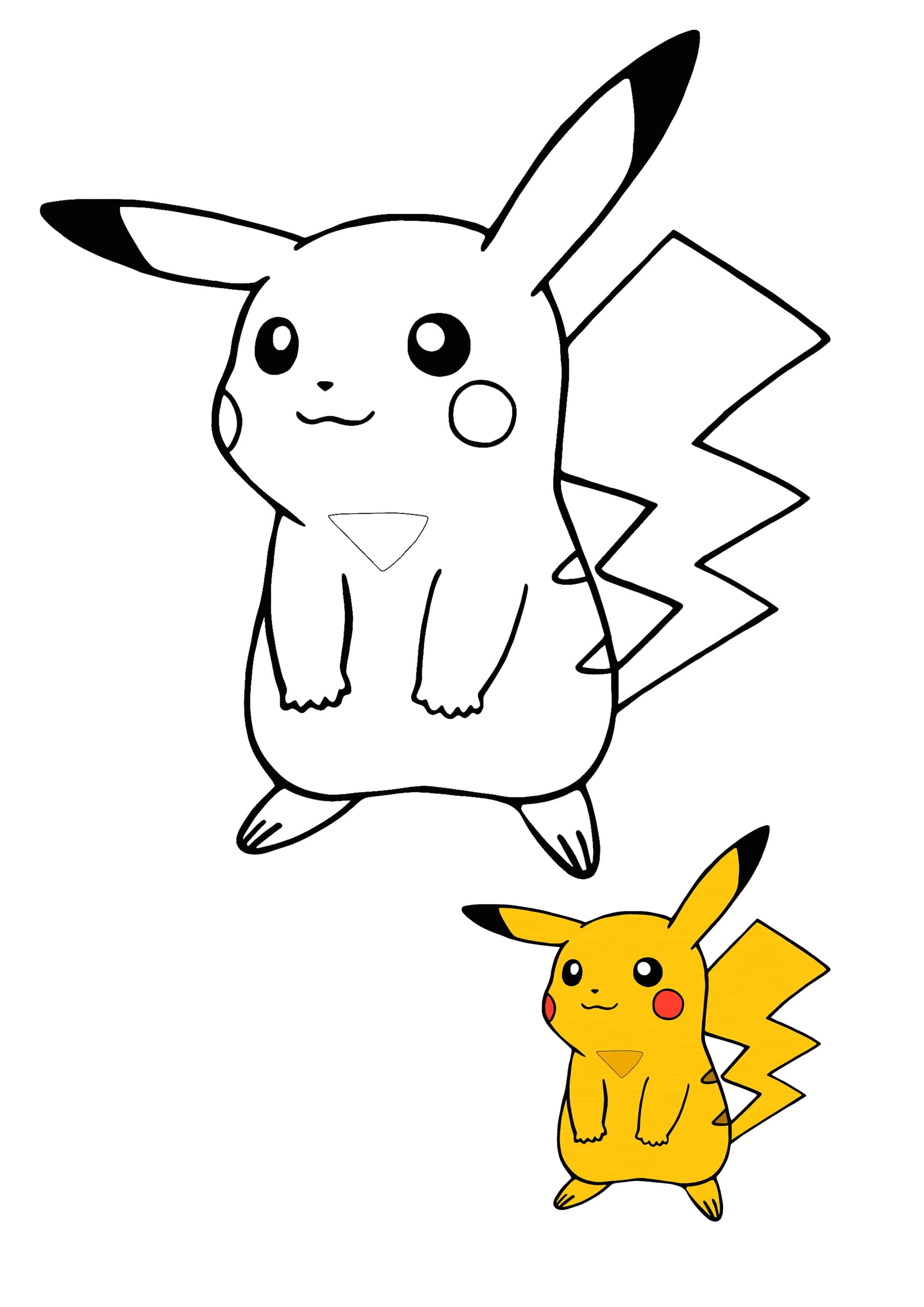 96+ Amazing Pikachu Coloring Page Printable