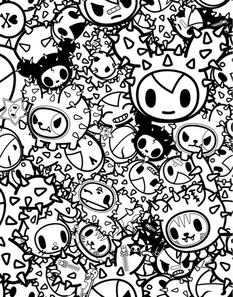 98+ Realistic Tokidoki Coloring Pages Printable