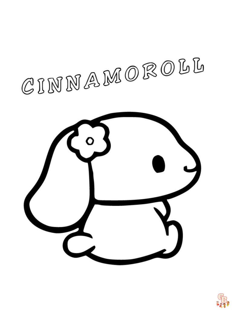 99+ Trendy Cinnamoroll Sanrio Coloring Pages Printable