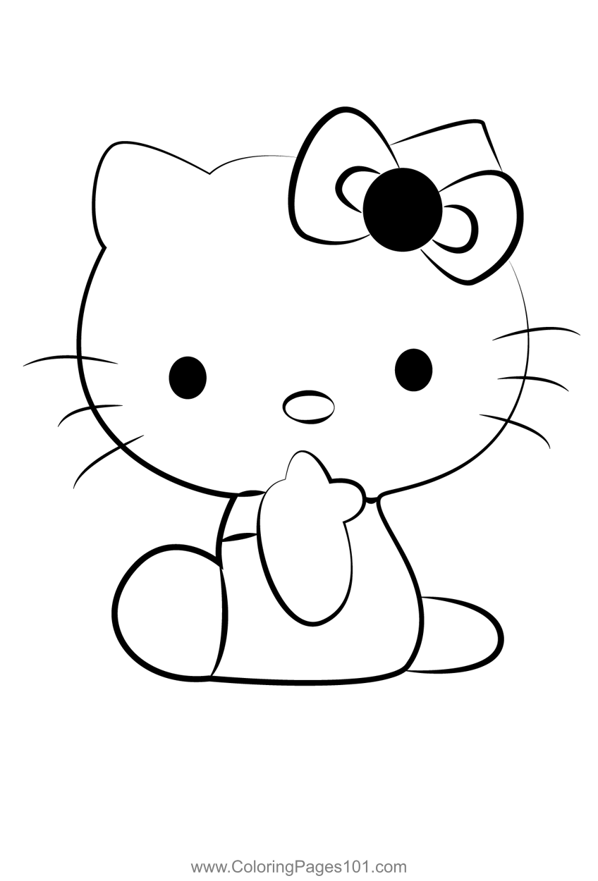 33+ Interactive Hello Kitty Characters Coloring Pages for Educational