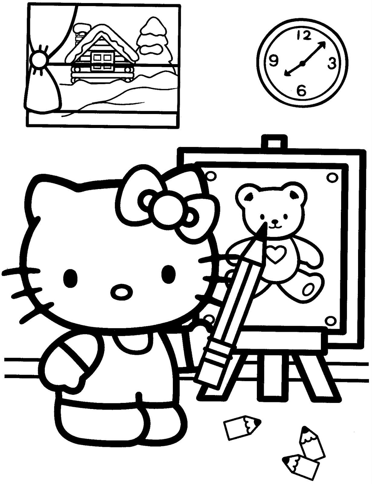 39+ Fun Hello Kitty Characters Coloring Pages Printable Sheets