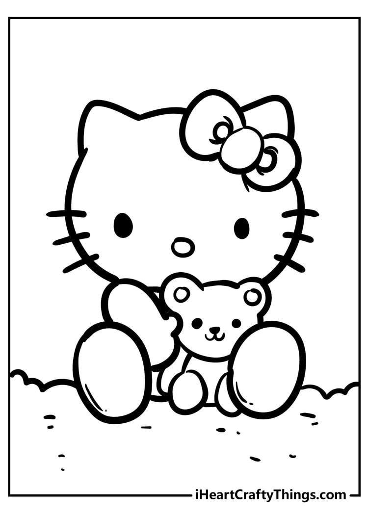 50+ Ultimate Hello Kitty Characters Coloring Pages Inspirational