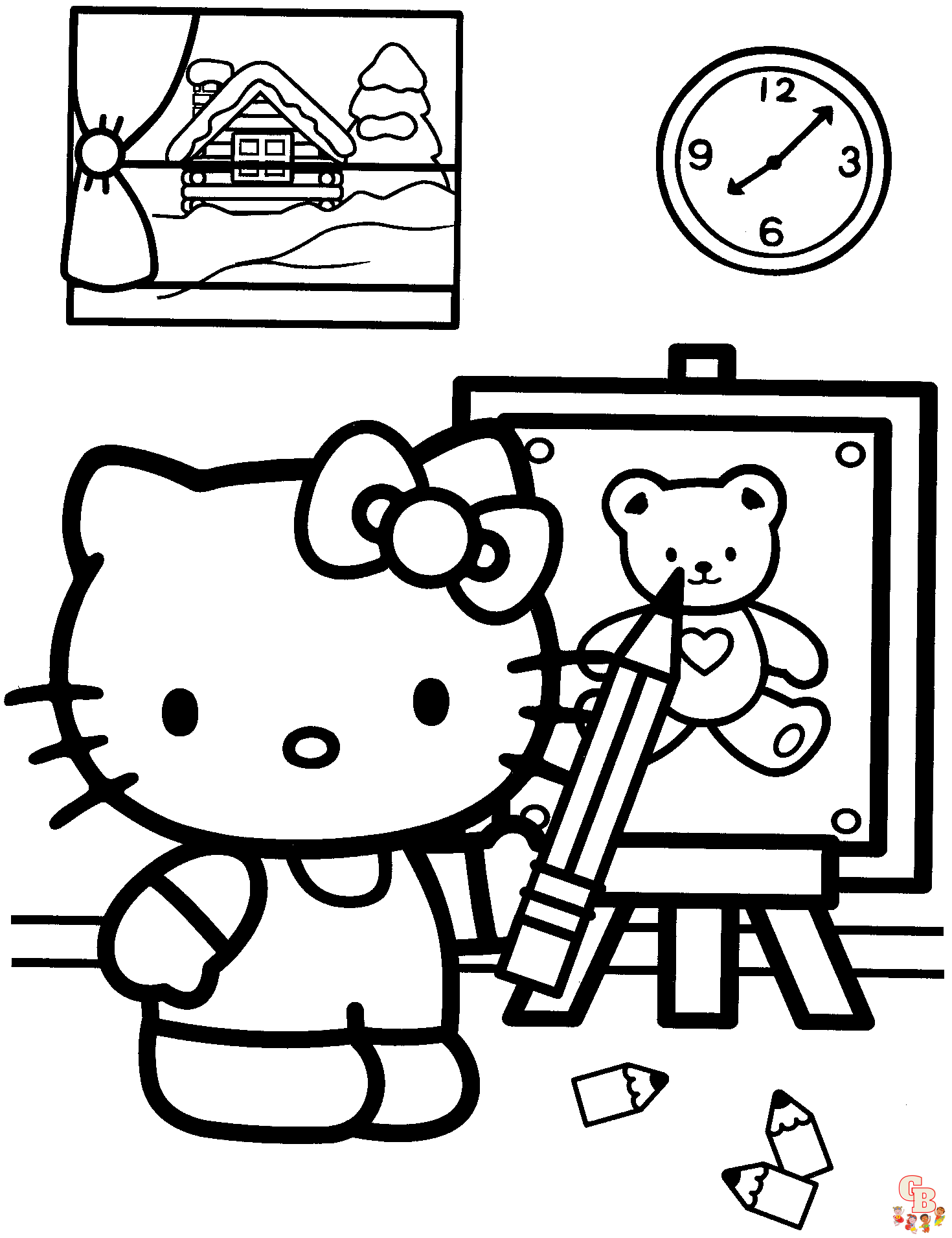 49+ Lovely Sanrio Characters Coloring Pages Free Ideas