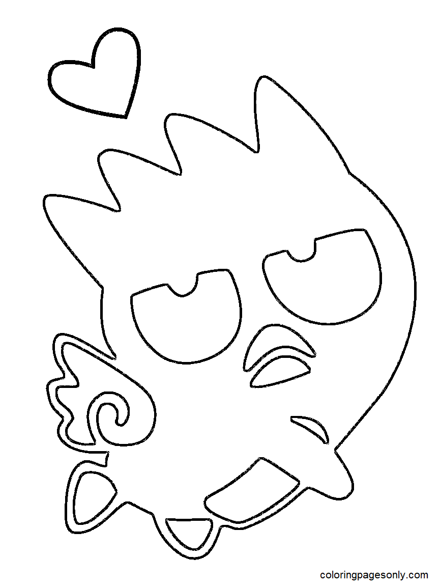 38+ Imaginative Sanrio Coloring Pages Badtz-Maru Printable