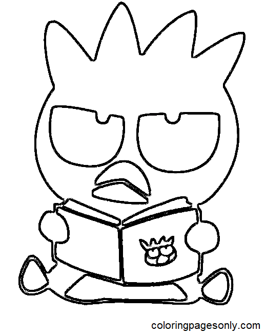 52+ Exciting Sanrio Coloring Pages Badtz-Maru Printable