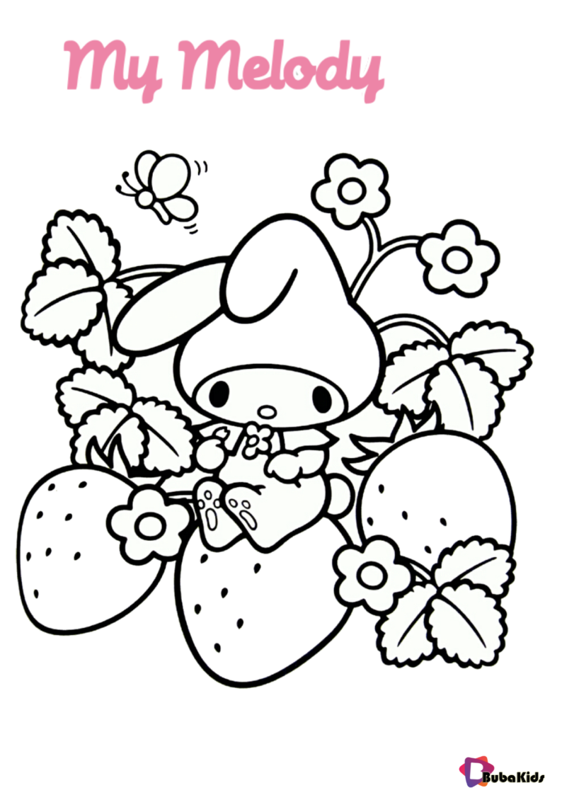 46+ Fun Sanrio Characters Coloring Pages Free and Drawing