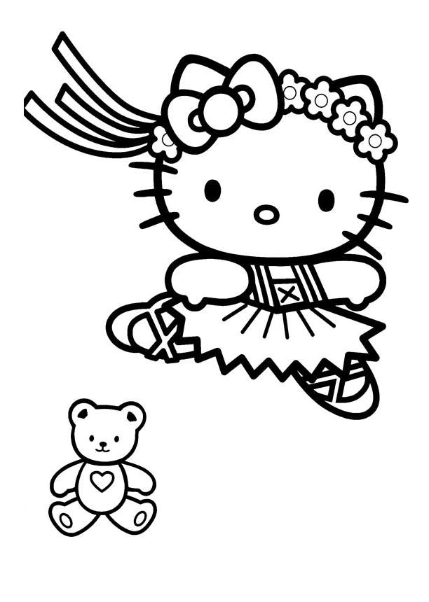 100+ Fun Hello Kitty and Kuromi Coloring Pages Printable