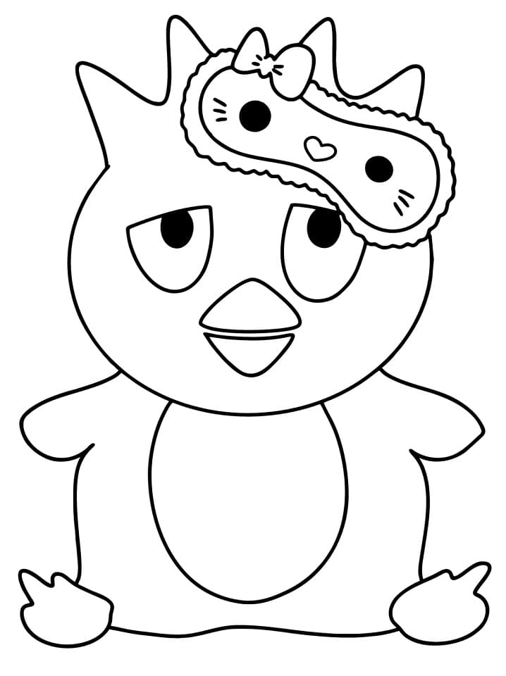 34+ Bright Sanrio Coloring Pages Badtz-Maru Printable