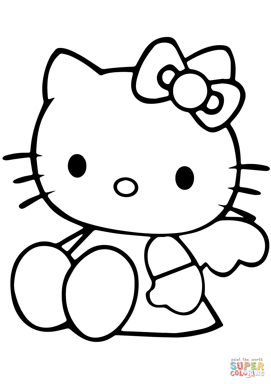 32+ Detailed Hello Kitty Characters Coloring Pages for Kids and Adult