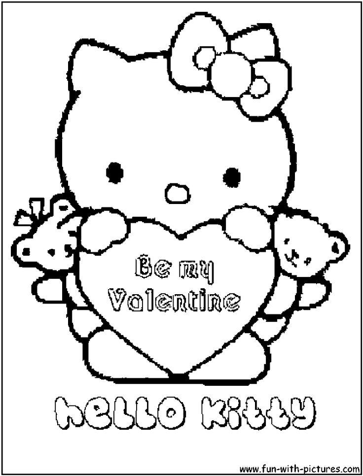 30+ Entertaining Hello Kitty Bed Coloring Pages Free Printable