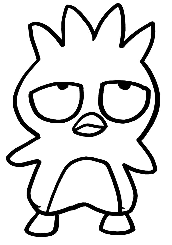 146+ Joyous Sanrio Coloring Pages Badtz-Maru Printable